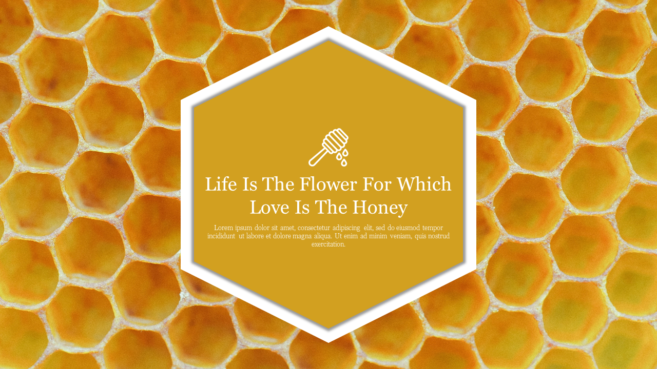 Best Honeycomb Template PowerPoint Presentation